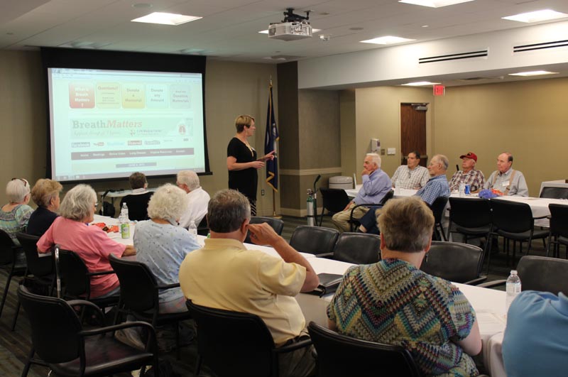 Joan Shifflett - Breathmatters Meeting Richmond VA June 2015