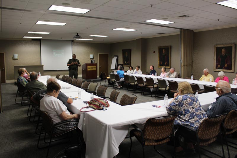 Officer Tim Lamb CHesterfield Virginia Breathmatters Meeting