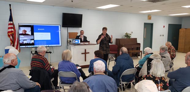Meeting of Breathmatters with Joan Shifflett and Bill Ridgeway
