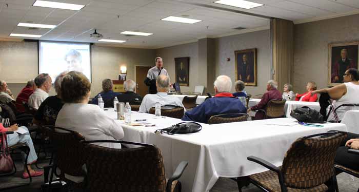 Mike Mason speaking at Breathmatters 2017