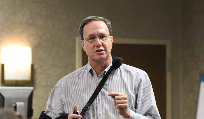Mike Mason speaking at Breathmatters 2017