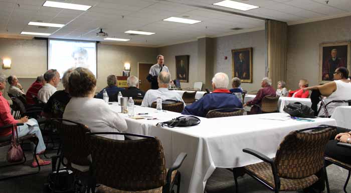 Mike Mason speaking at Breathmatters 2017